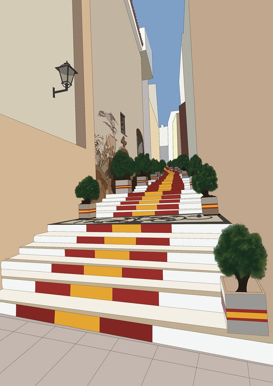 Spanish Flag Steps