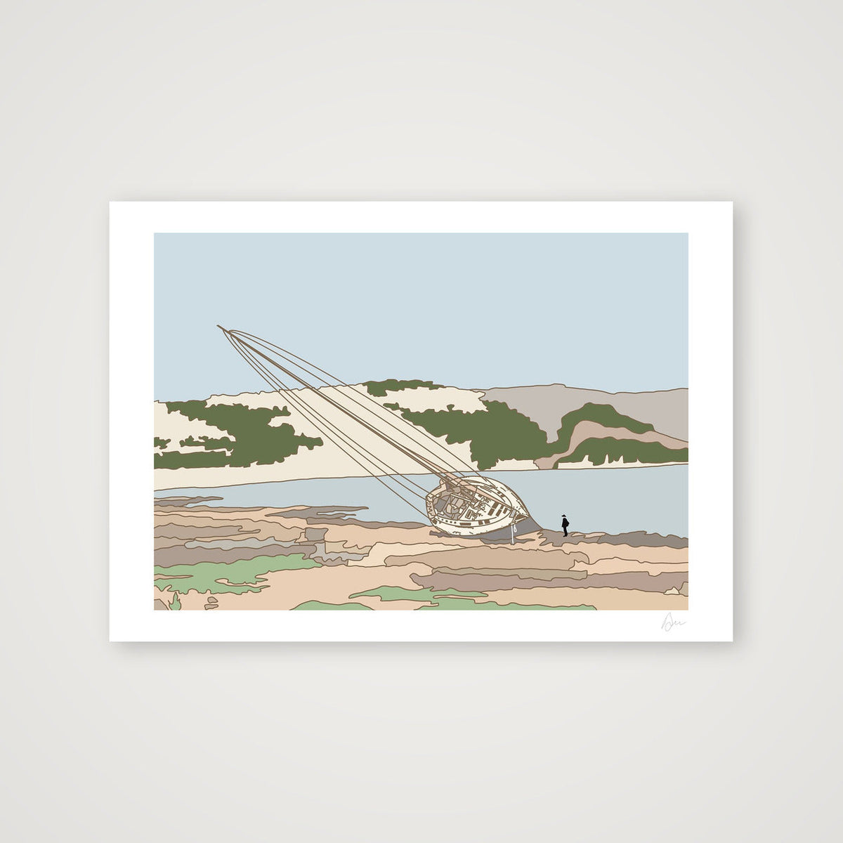 Untethered — A4 (30×21cm, 12×8") Print only
