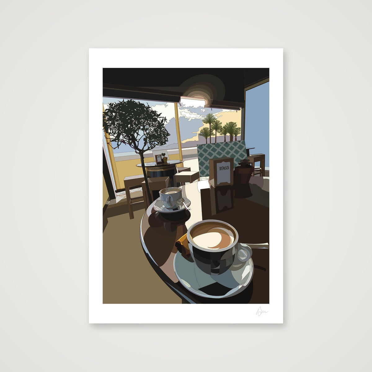 Café Con Leche — A4 (21×30cm, 8×12") Print only