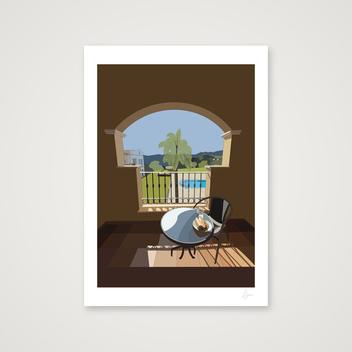 El Almuerzo — A4 (21×30cm, 8×12") Print only
